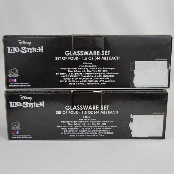 (2) Disney Lilo And Stitch 4-Piece Shot Glass Set - Picture 4 of 10